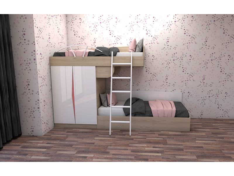 Комплект за детска стая Марти - Конфигурация №1 - Модулна система за детска стая Марти
