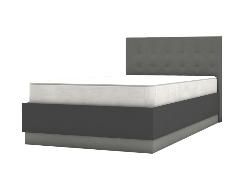 Легло Маями ММ14 с тапицирана табла и повдигащ механизъм за матрак 120/200см - Единични легла