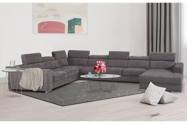 Ъглов П-образен диван Brisel 021/015/033М/042К