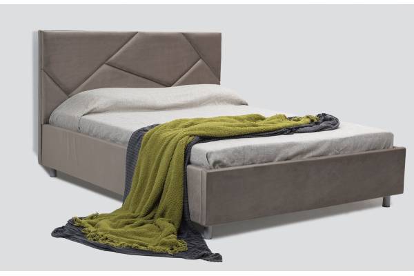 Тапицирано легло с метални крачета Амадеус