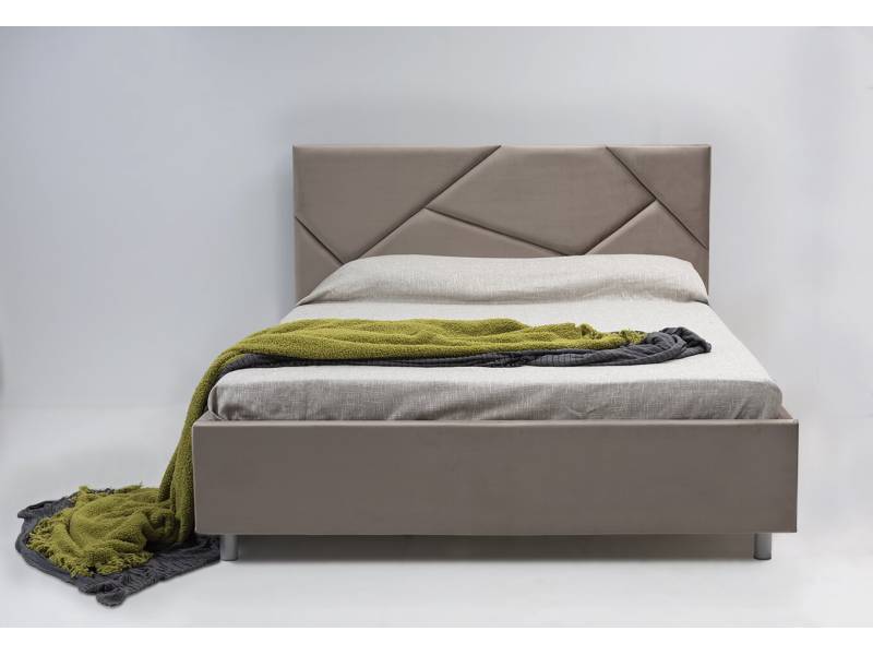Тапицирано легло с метални крачета Амадеус - Двойни легла