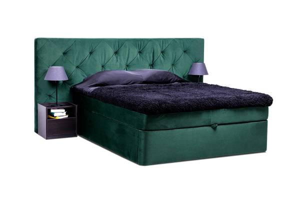 Тапицирано легло Дъблин с матрак и мемори топ матрак