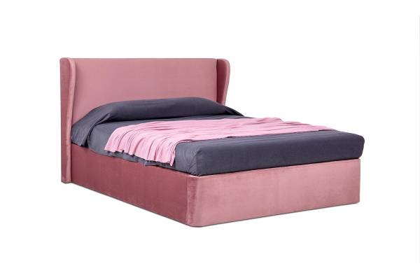 Тапицирано легло с огъната табла Елеа