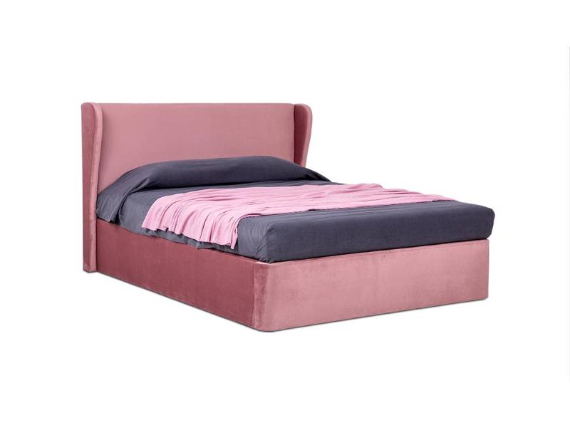 Тапицирано легло с огъната табла Елеа - Двойни легла