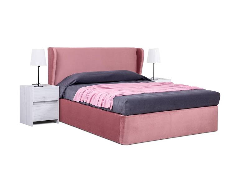 Тапицирано легло с огъната табла Елеа - Двойни легла