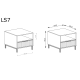 Нощно шкафче LINKaStyle LS-7 - Модулна секция LINKaStyle Нощно шкафче LINKaStyle LS-7 - Модулна секция LINKaStyle