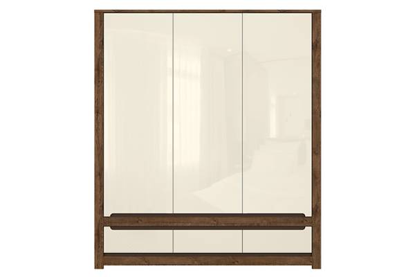 Трикрилен гардероб Ruso SZF3D3S