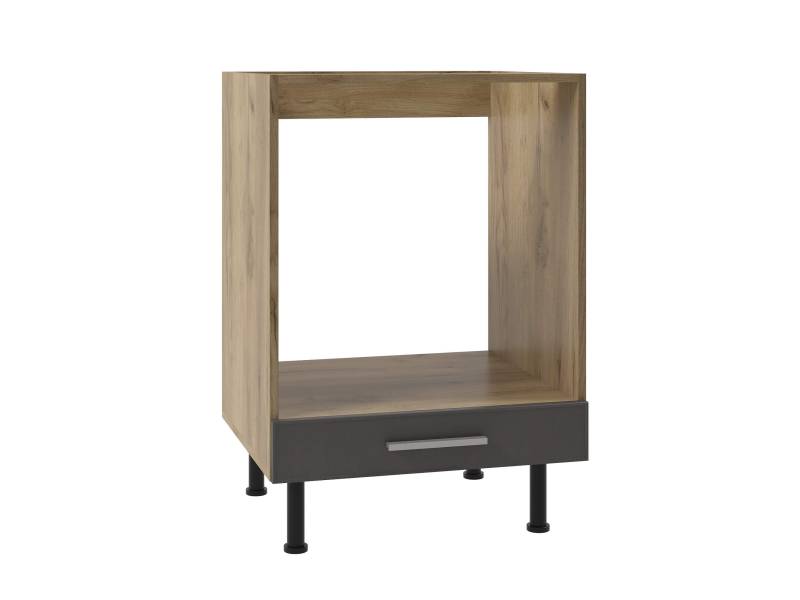Долен кухненски шкаф Sky Loft H 60/87 за вграждане на фурна с чекмедже - Модулна кухня Sky Loft