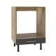 Долен кухненски шкаф Sky Loft H 60/87 за вграждане на фурна с чекмедже - Модулна кухня Sky Loft