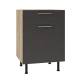 Долен кухненски шкаф Sky Loft T1 H 60/87 Blumotion с 1 чекмедже и 1 врата - Модулна кухня Sky Loft