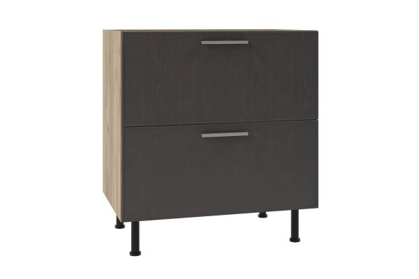 Долен кухненски шкаф Sky Loft T2 H 80/87 Blumotion с 2 чекмеджета