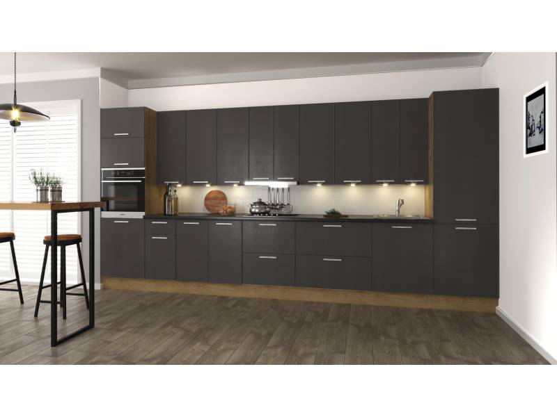 Долен кухненски шкаф Sky Loft H 80/87 с две врати - Модулна кухня Sky Loft