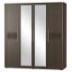 Четирикрилен гардероб Tokio 4Д - Двукрилни гардероби