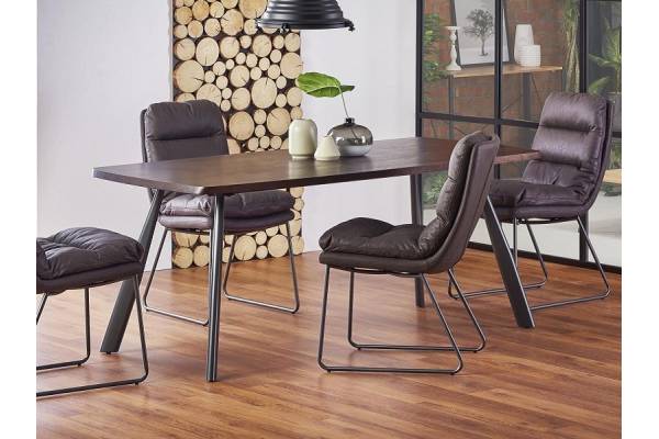 Трапезна маса с плот от естествен фурнир Fermino