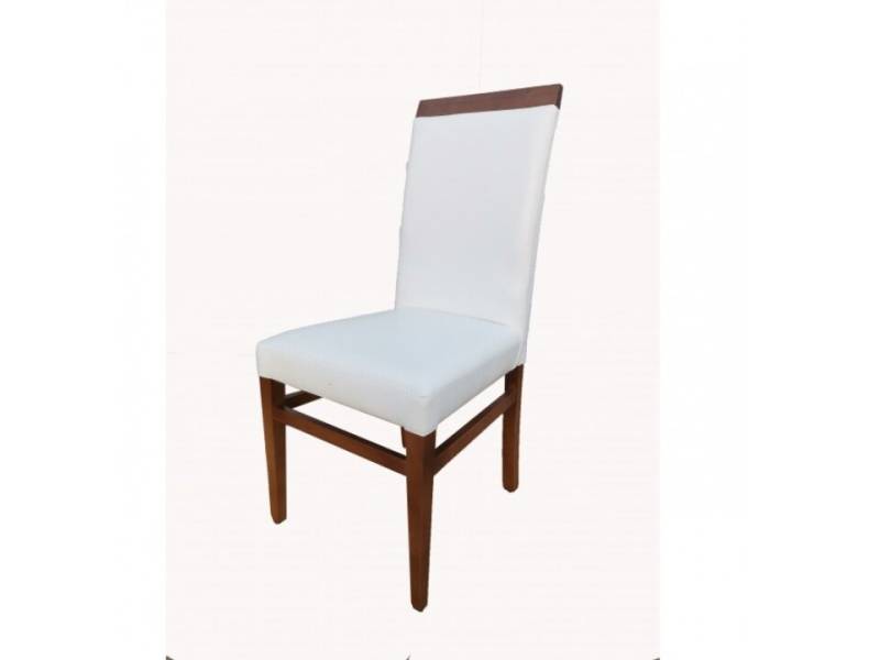 Трапезен стол Lux - орех и крем - Трапезни столове