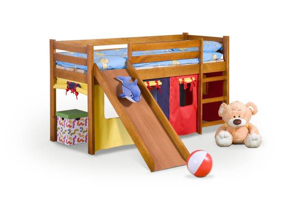 Детско легло Neo Plus с пързалка