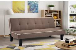 Разтегателен клик-клак диван Forte - Кафяв