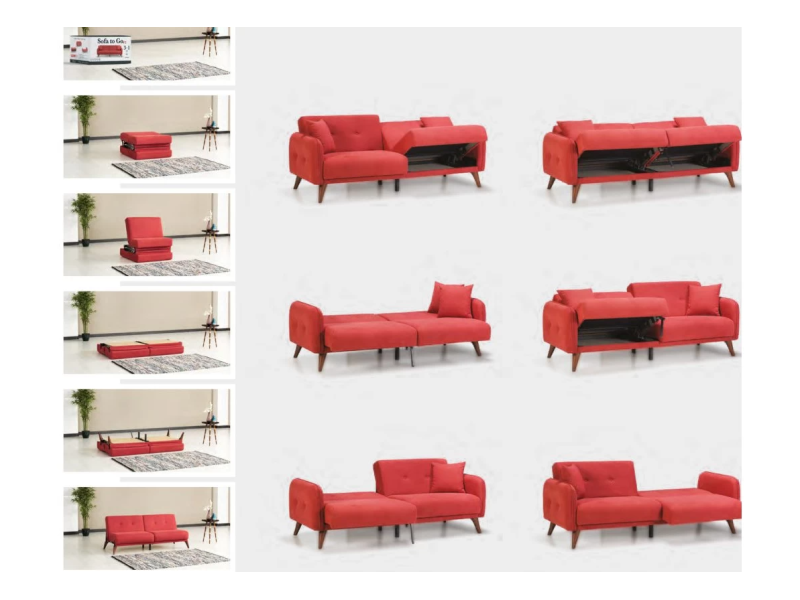 Разтегателен диван Sofa2Go - Дивани и канапета