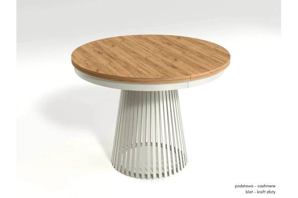 Разтегателна трапезна маса Garda с основа кашмир