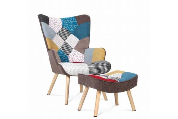 Кресло Frank с табуретка