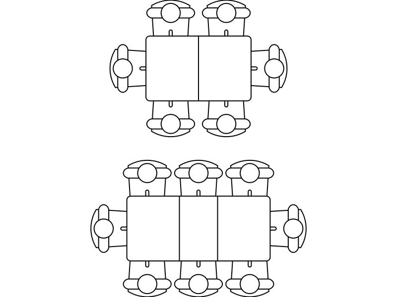 Разтегателна трапезна маса Ekre - Трапезни маси