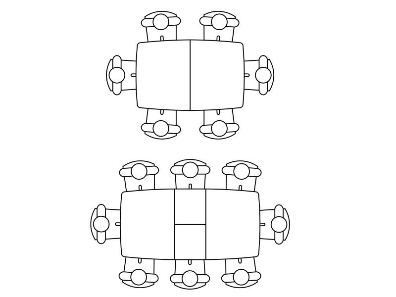 Разтегателна трапезна маса Katrin - Трапезни маси