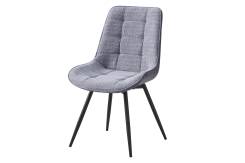 Трапезен стол K354 - Сив/Черен