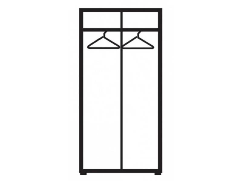 Двукрилен гардероб Ава 20 - Двукрилни гардероби