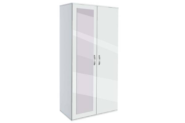 Двукрилен гардероб Ава 201 с огледало