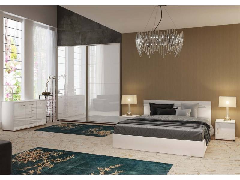 Спален комплект Бианка 2 - Модулна система за спалня Ава