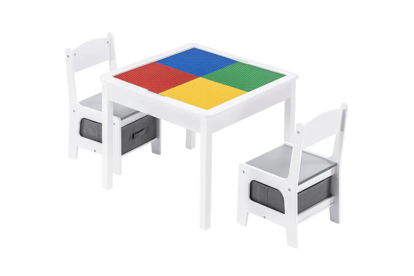 Комплект маса с две столчета от дърво TF6705