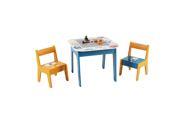 Комплект маса с две столчета от дърво Ghosts TF6059 - двустранна