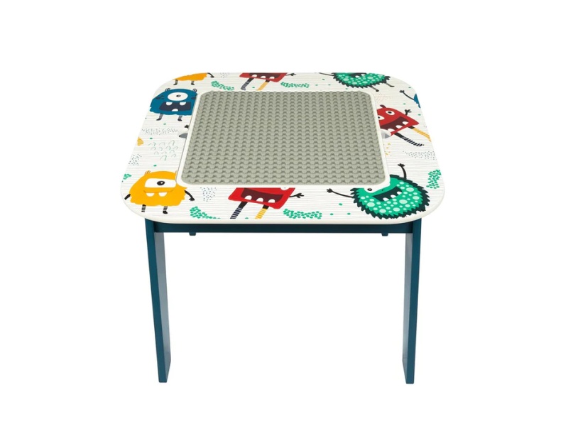 Комплект маса с две столчета от дърво Ghosts TF6059 - двустранна - Детски мебели