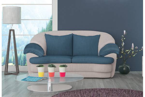 Диван Монако с ракла - Туист крем/Туист петрол