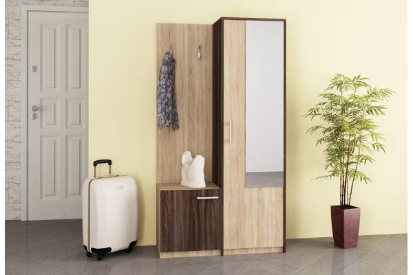 Портманто Поли - Дъб сонома/Дъб карбон