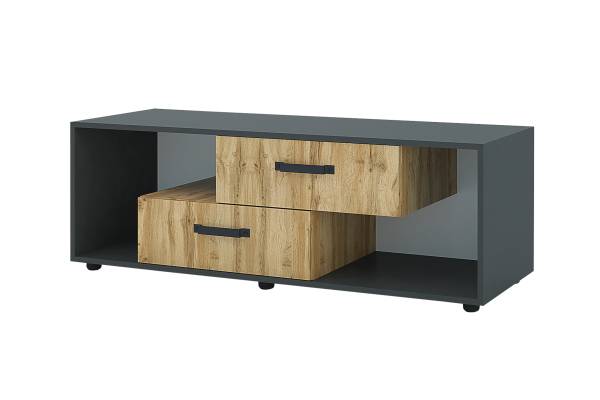ТВ шкаф Вива М5 - Антрацит/Дъб вотан