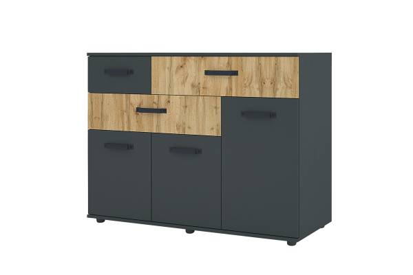 Скрин Вива М7 - Антрацит/Дъб вотан