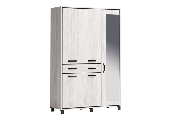 Трикрилен гардероб Евелин М5