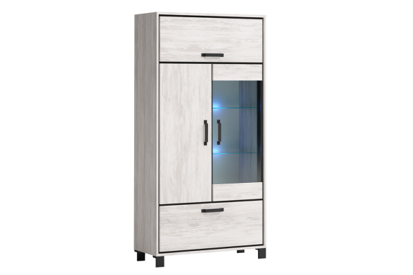 Витринен шкаф Евелин М8 с LED осветление