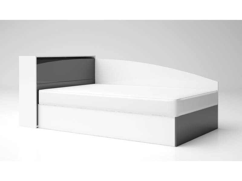 Легло Лео 8 за матрак 120/190см с повдигащ механизъм и ракла - Единични легла