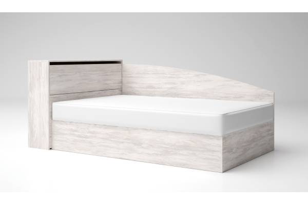 Легло Лео 8 за матрак 120/190см с повдигащ механизъм и ракла