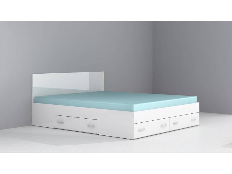 Легло с чекмеджета за матрак 160/200см Аполо 10 - Спални и легла