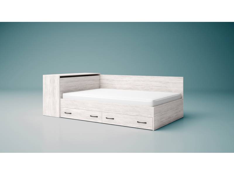 Легло с чекмеджета и ракла Анди за матрак 120/190см - Единични легла