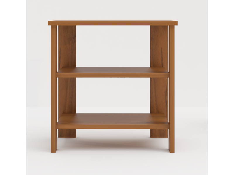 Спален комплект Лена Конфигурация 1 - Орех класик/Лино бланко - Двойни легла