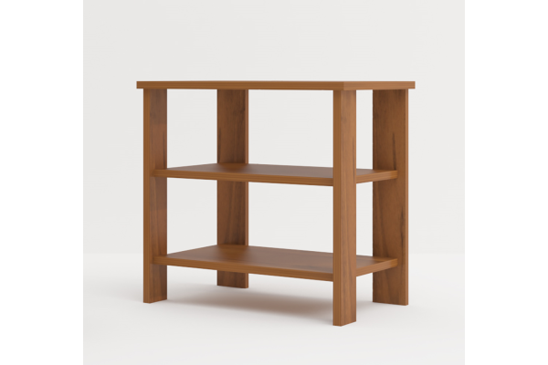 Нощно шкафче-масичка Лена М3 - Орех класик