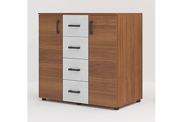 Скрин Лена М6 - Орех класик/Лино бланко