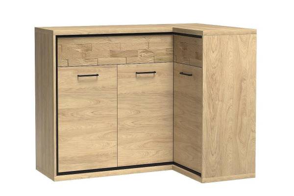 Ъглов скрин Mediolan M-15 с масивен елемент