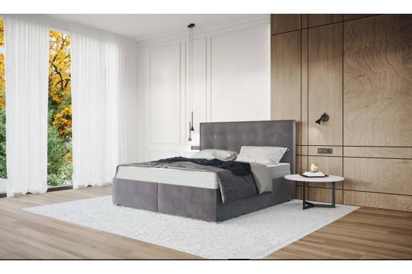 Тапицирано легло Cloud с подматрачна рамка и механизъм за повдигане