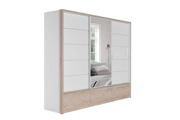 Гардероб Kaliopa 230 с плъзгащи врати и огледало