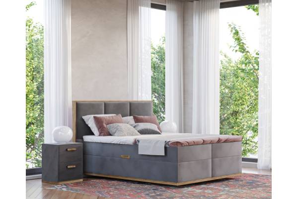 Боксспринг легло Magnum с матрак с покет пружини и топ матрак